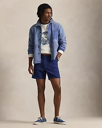 6.5-Inch Relaxed Fit Pleated Twill Short