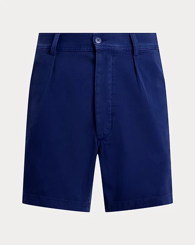 6.5-Inch Relaxed Fit Pleated Twill Short