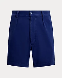 6.5-Inch Relaxed Fit Pleated Twill Short
