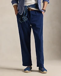 Relaxed Fit Garment-Dyed Twill Pant