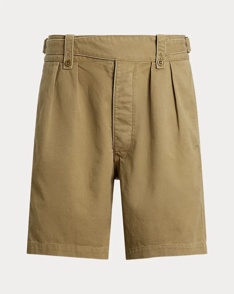 7-Inch Classic Fit Pleated Twill Short