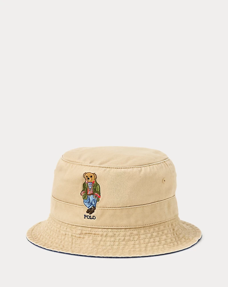 Polo Bear Twill Bucket Hat
