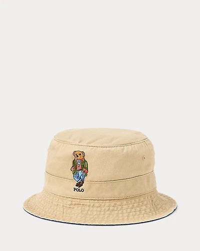 Polo Bear Twill Bucket Hat