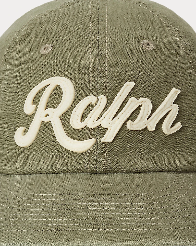 The Ralph Logo Herringbone Ball Cap