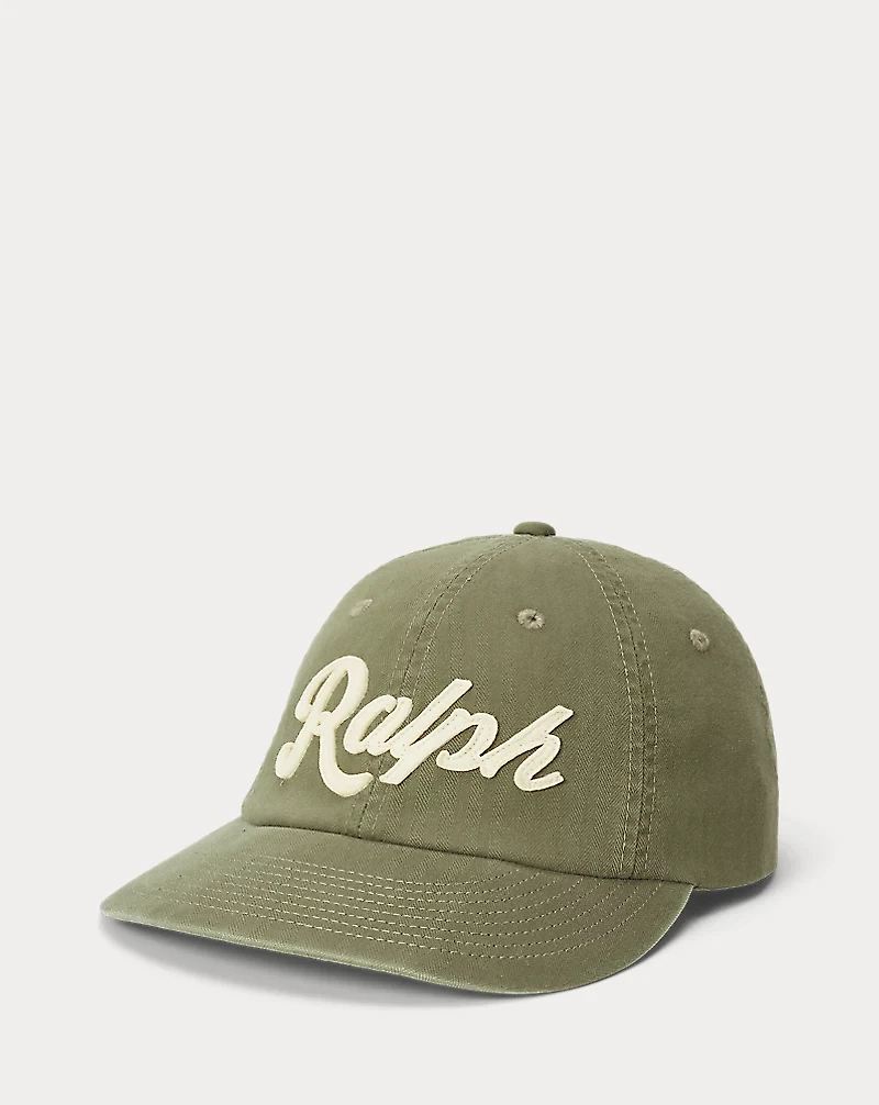 The Ralph Logo Herringbone Ball Cap