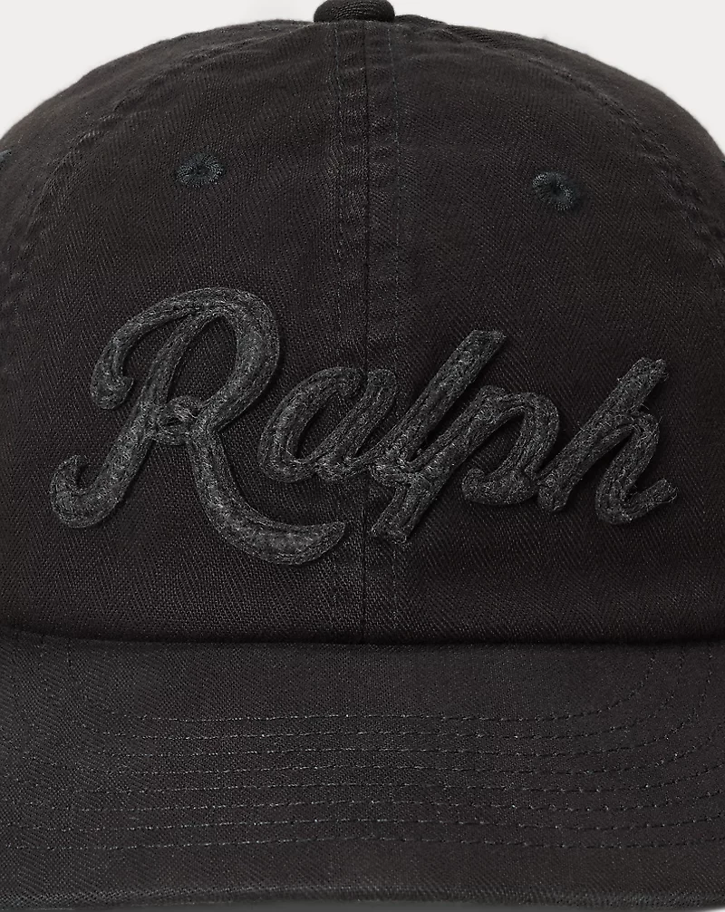 The Ralph Logo Herringbone Ball Cap