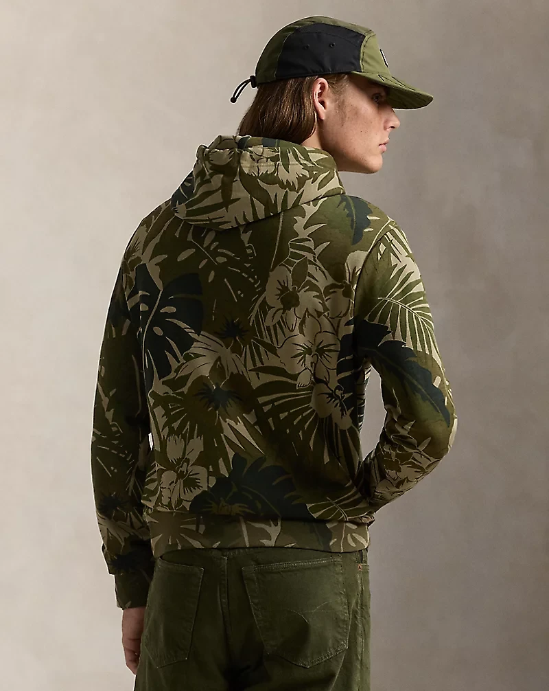 Palm-Camo Double-Knit Hoodie