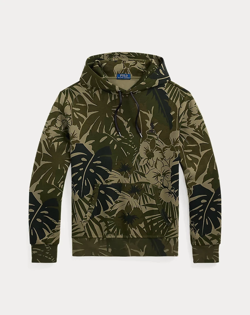 Palm-Camo Double-Knit Hoodie