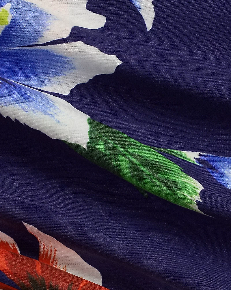 Classic Fit Hoffman Print Camp Shirt