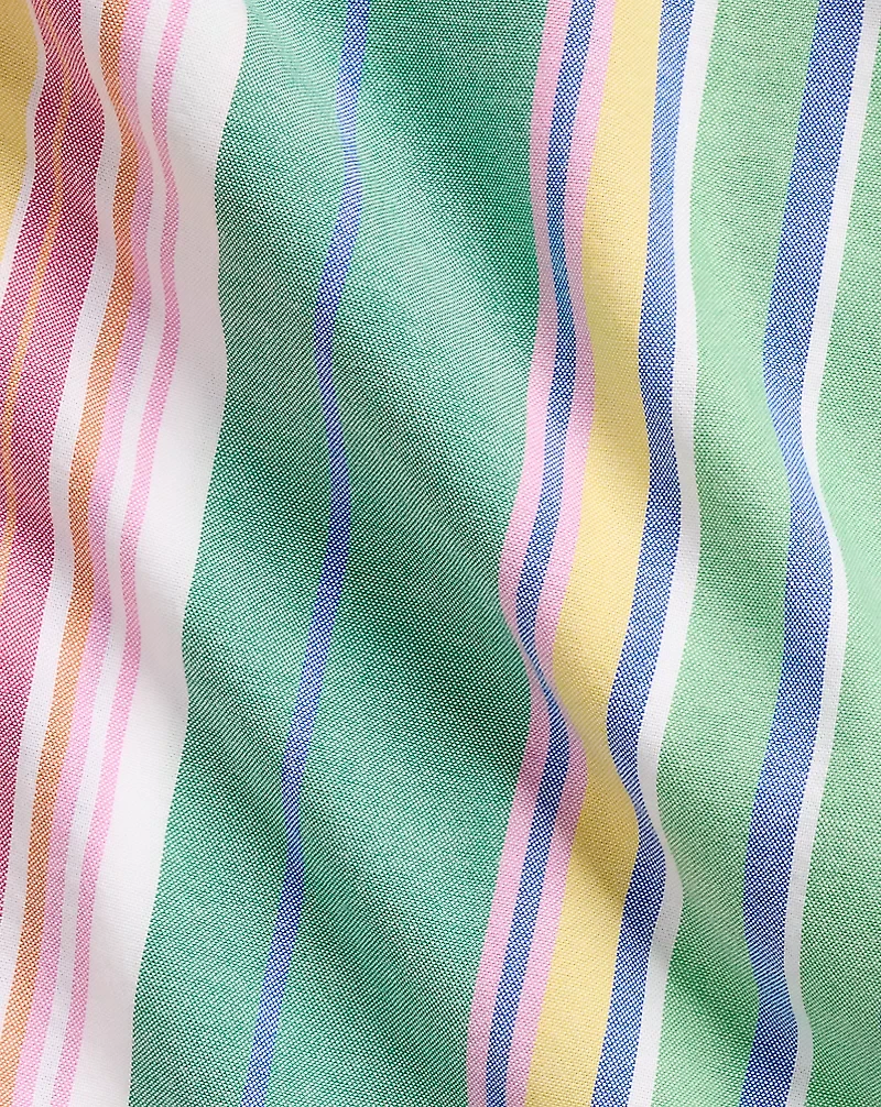 Classic Fit Striped Oxford Shirt