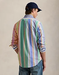 Classic Fit Striped Oxford Shirt