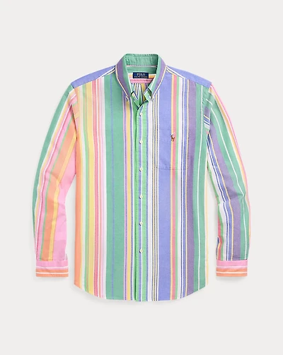 Classic Fit Striped Oxford Shirt