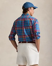 Classic Fit Plaid Oxford Shirt