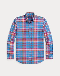 Classic Fit Plaid Oxford Shirt