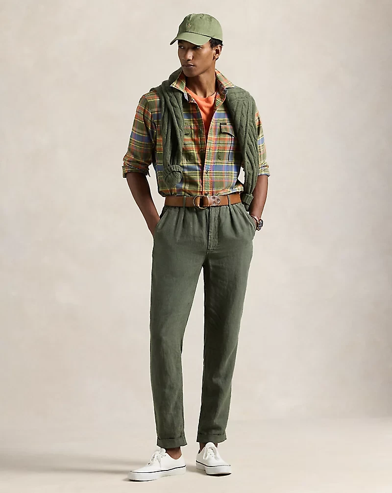 Classic Fit Plaid Oxford Workshirt