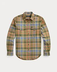 Classic Fit Plaid Oxford Workshirt