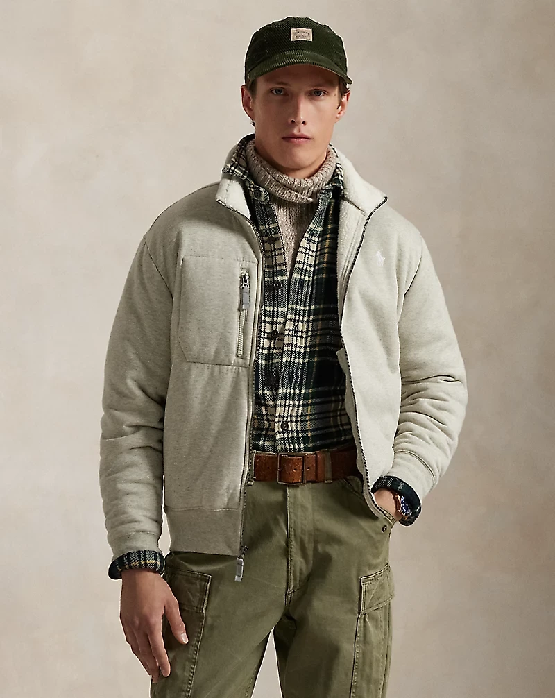 Fleece Mockneck Jacket