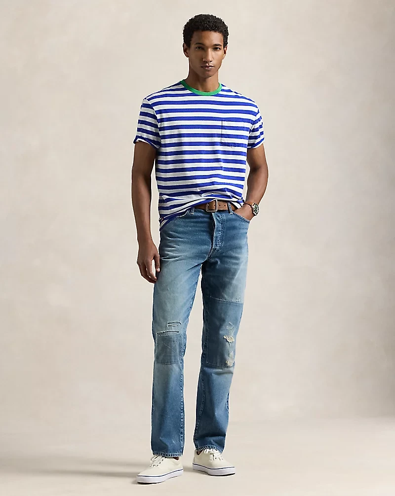 Classic Fit Striped Jersey T-Shirt