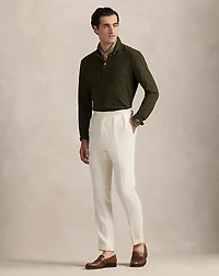 Classic Fit Sueded Jersey Polo Shirt