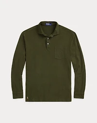 Classic Fit Sueded Jersey Polo Shirt