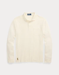Classic Fit Sueded Jersey Polo Shirt