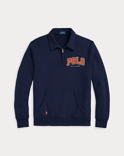The RL Fleece Logo Collared Sweatshirt