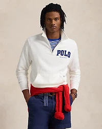 The RL Fleece Logo Collared Sweatshirt