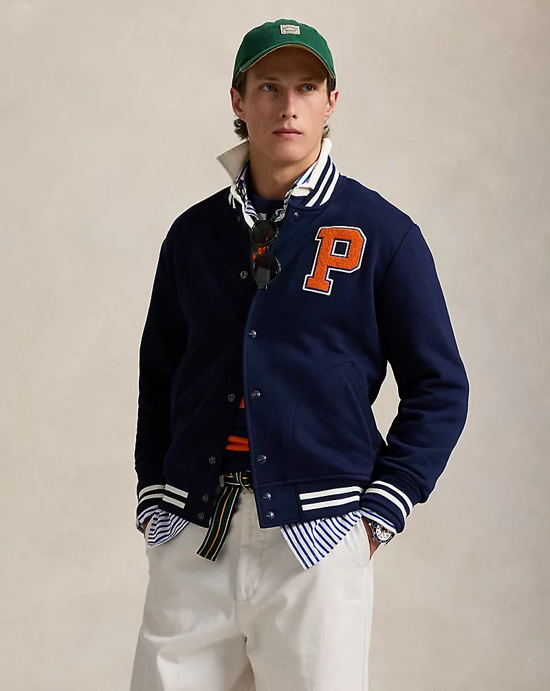 The RL Fleece Baseball Jacket