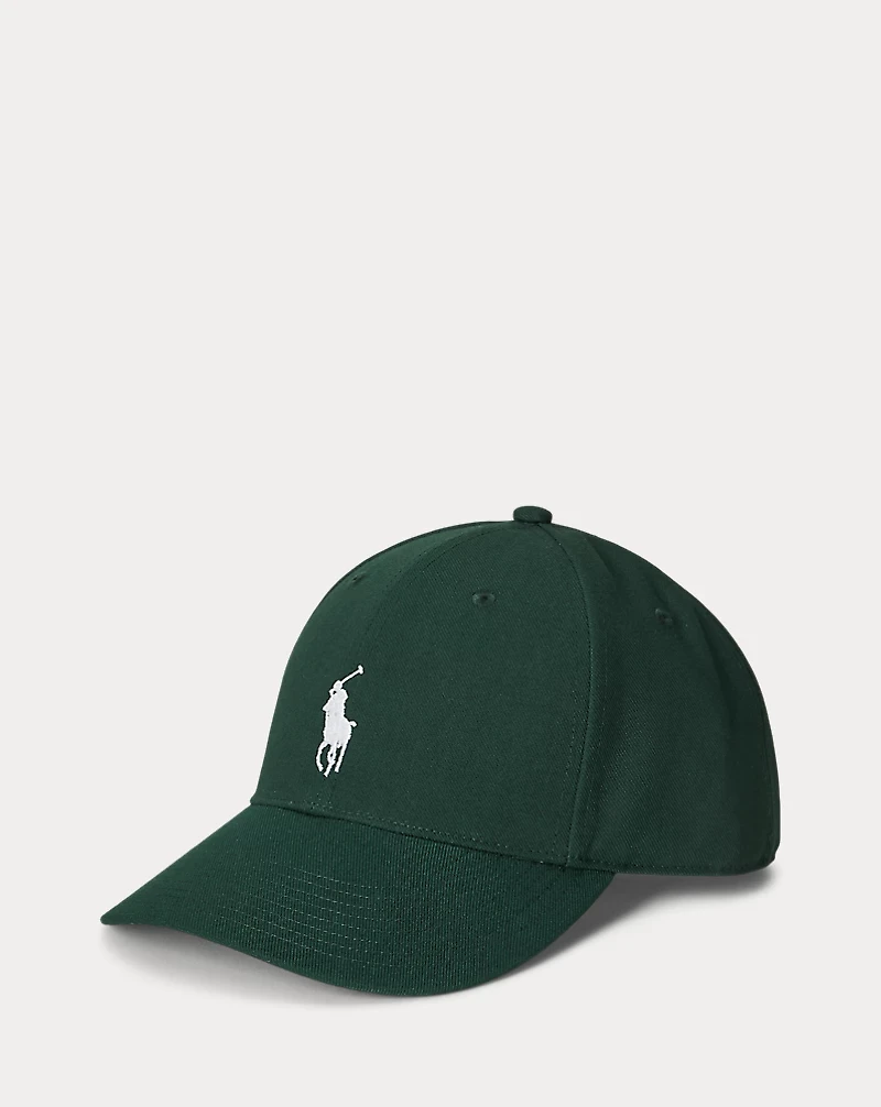 Twill High-Crown Ball Cap