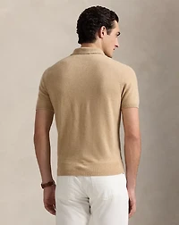 Cashmere Polo-Collar Sweater