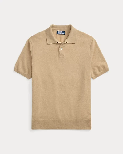 Cashmere Polo-Collar Sweater