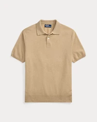 Cashmere Polo-Collar Sweater