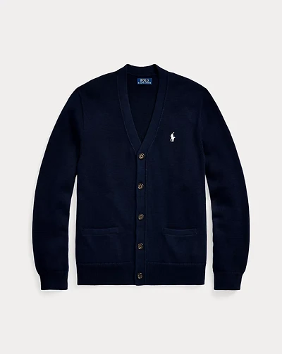 Cotton V-Neck Cardigan