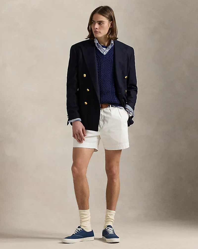 Aran-Knit Cotton Sweater Vest