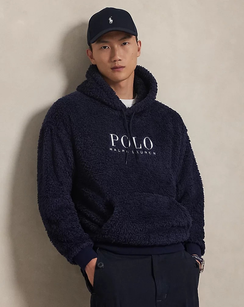 Logo Pile Fleece Hoodie