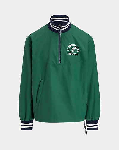 Ripstop Quarter-Zip Graphic Jacket