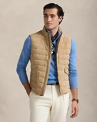 Quilted Suede Vest