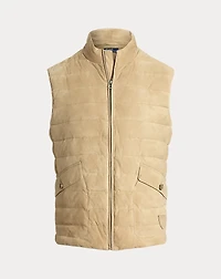 Quilted Suede Vest