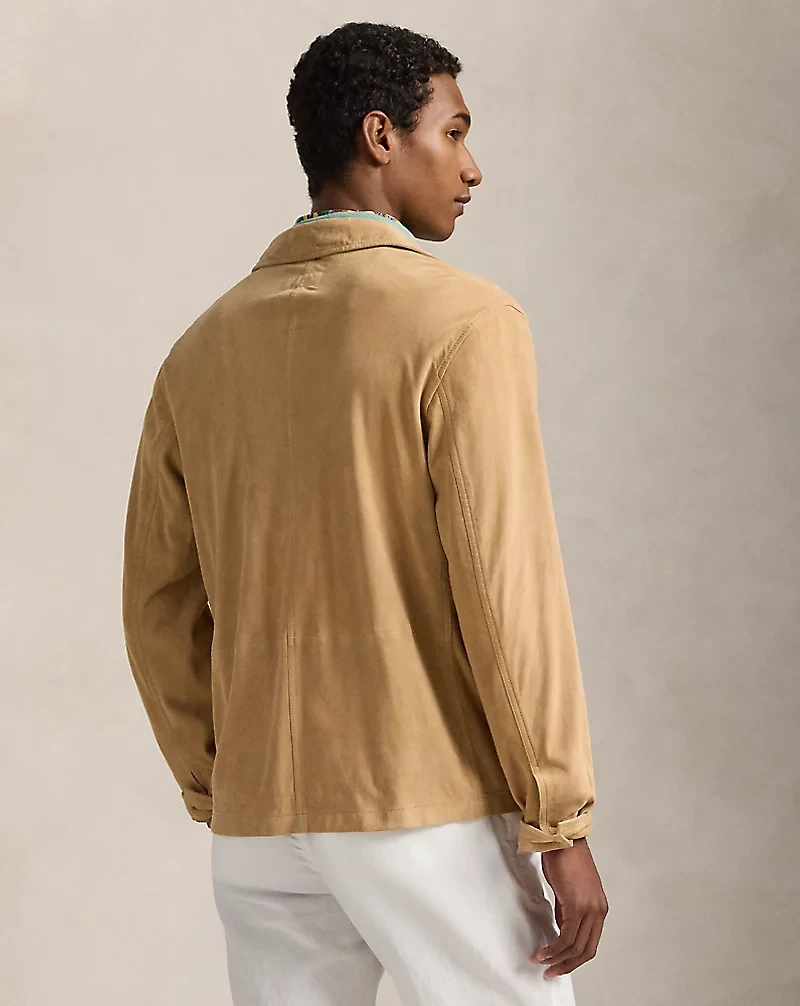 Suede Utility Jacket