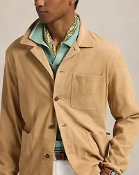 Suede Utility Jacket