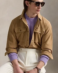 Suede Shirt Jacket