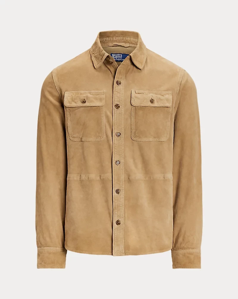 Suede Shirt Jacket