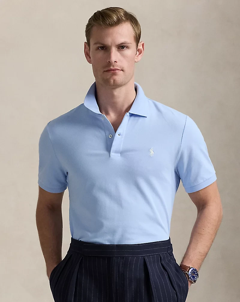 Tailored Fit Performance Mesh Polo Shirt