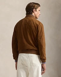 Suede Bomber Jacket