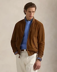 Suede Bomber Jacket