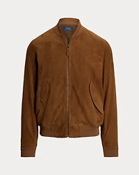Suede Bomber Jacket