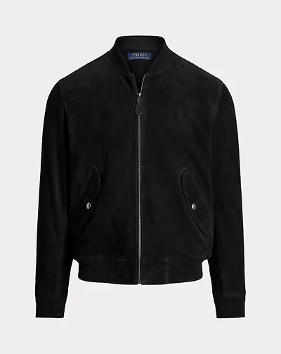 Suede Bomber Jacket