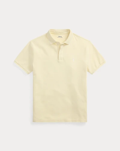 Custom Slim Fit Stretch Oxford Mesh Polo