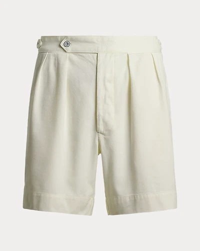7-Inch Relaxed Fit Pleated Twill Short