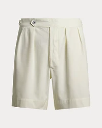 7-Inch Relaxed Fit Pleated Twill Short